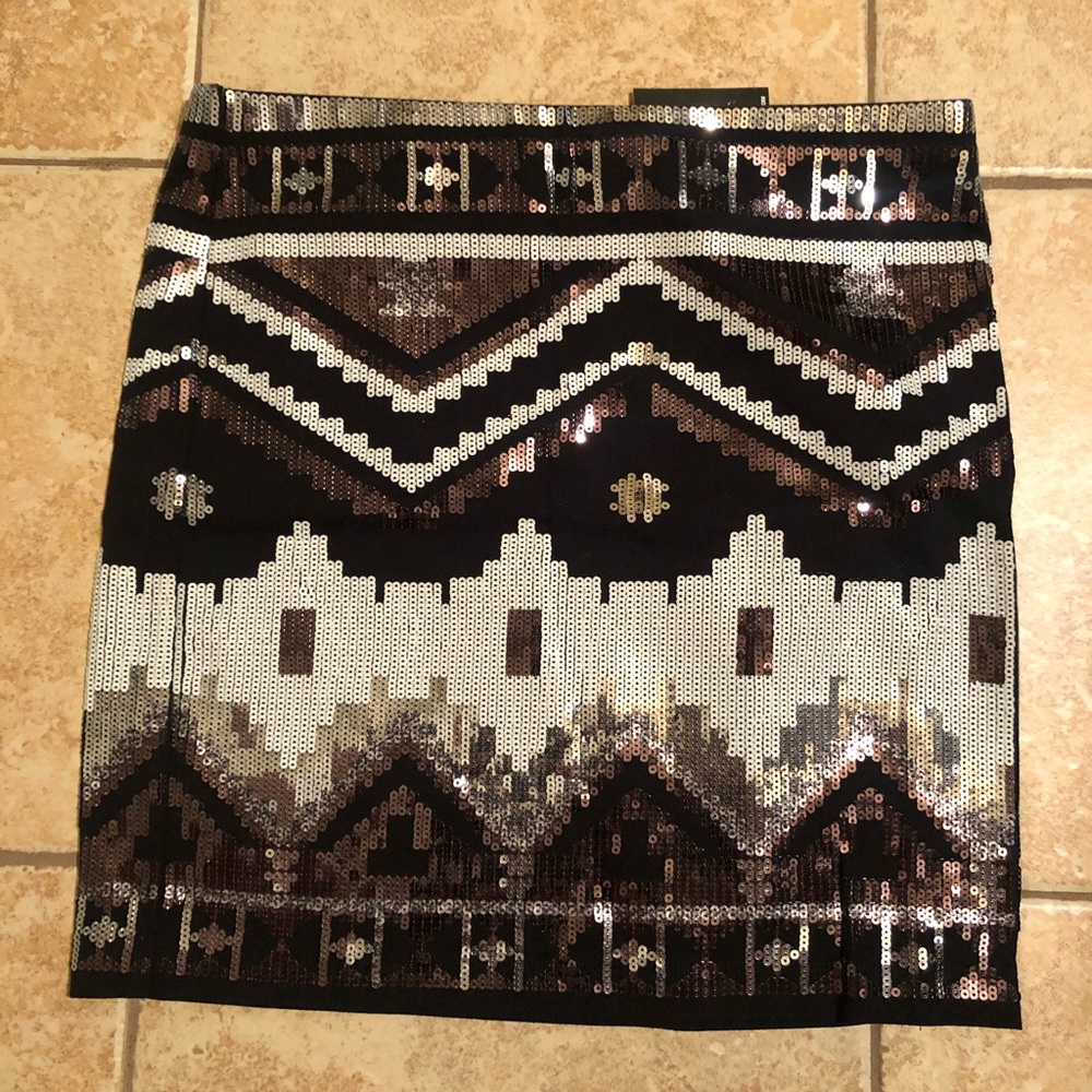 Express Sequin Mini Skirt (NEW WITH TAGS)